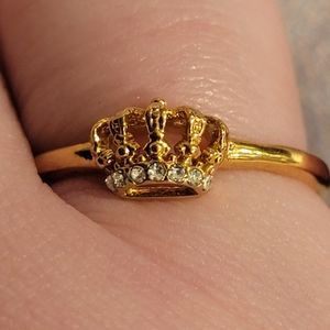 Ladies Juicy Couture Crown Size 8 Ring